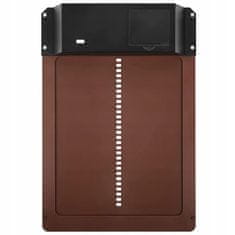 Dexxer Elektronska avtomatska vrata za kokošnjak s senzorjem mraka 35x24cm rjava