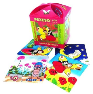 Makova punčka - Pexeso v dekorativni maxi škatli