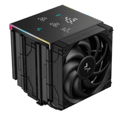 DEEPCOOL AK620 Digital PRO hladilnik za procesor, 2 x 120mm, LCD, črn (R-AK620-BKAPMN-G)