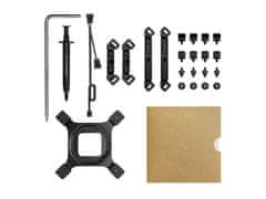 DEEPCOOL AK620 Digital PRO hladilnik za procesor, 2 x 120mm, LCD, črn (R-AK620-BKAPMN-G)