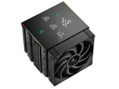 DEEPCOOL AK620 Digital PRO hladilnik za procesor, 2 x 120mm, LCD, črn (R-AK620-BKAPMN-G)