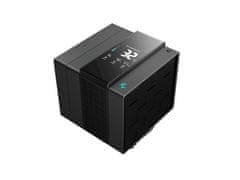 DEEPCOOL Assassin IV VC Vision hladilnik za procesor, 140mm, Vapor Chamber, LCD, črn (R-ASN4-BKNVMD-G)