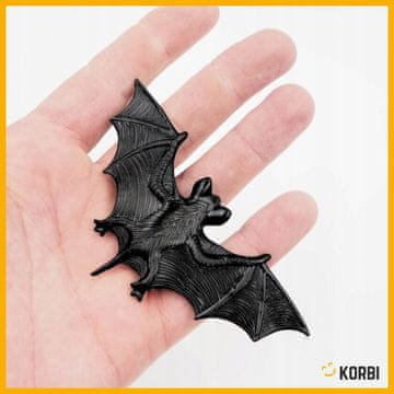 Korbi Komplet 4 dekorativnih netopirjev za noč čarovnic – strašljiva dekoracija