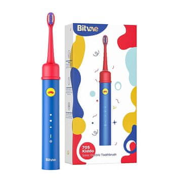 Bitvae K7S detská sonična zobna ščetka, modro
