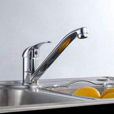 Dexxer Kromirana kuhinjska vrtljiva mešalna enoročna armatura