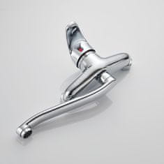 Dexxer Kromirana enoročna vrtljiva stenska armatura za umivalnik 360°