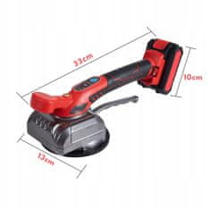 Dexxer 21V aku. vakuumska vibracijska plošča za polaganje keramike 2x2Ah 130mm kovček