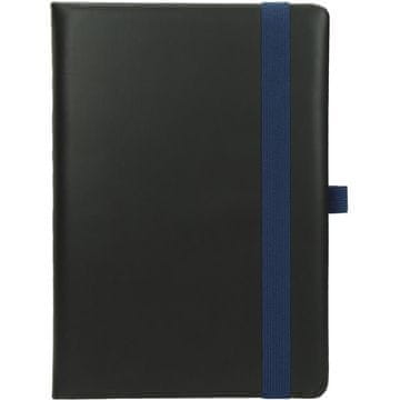 PIGO Blok a5 14x21cm flux z elastiko - moder