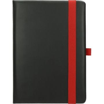 PIGO Blok a5 14x21cm flux z elastiko - rdeč