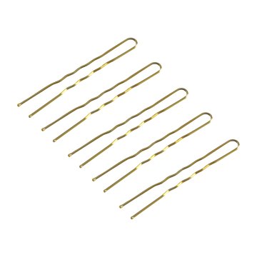 ACTIVESHOP Frizerske sponke za lase E-57 120 kosov. 5,6 cm zlata