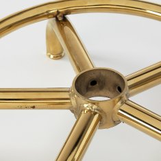 ACTIVESHOP Kozmetični stol 6001-G zlato-bel, 2. razred