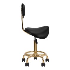 ACTIVESHOP Kozmetični stol 6001-G zlato-črn 2. razred