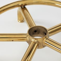 ACTIVESHOP Kozmetični stol 6001-G zlato-črn 2. razred