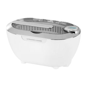 ACTIVESHOP Ultrazvočni čistilnik ACD-3840, zmogljivost 0,6 l, 31 W, bela barva