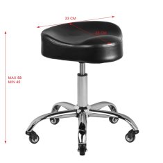 GABBIANO Gabbiano frizerski stol A450 črn