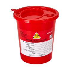 ACTIVESHOP 0,7 l rdeča posoda za medicinske odpadke