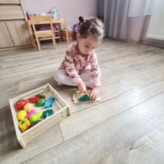Kruzzel Komplet zelenjave iz lesa – 34-delni set za rezanje s priborom