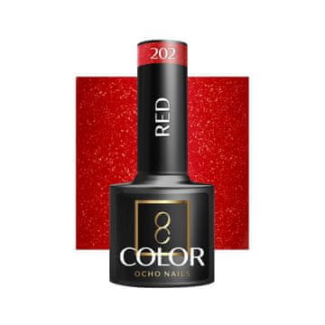 shumee OCHO NAILS Hibridni lak za nohte rdeč 202 -5 g