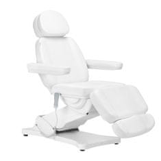Eprim Električni kozmetični stol SILLON CLASSIC, 3 motorji z ogrevanjem, druga izdaja, bela barva