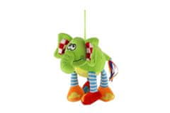 Teddies Slon barvni plišasti 17cm