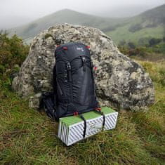 NILS CAMP Zložljiva spalna podloga iz pene NC1768 z odsevno plastjo zelene barve