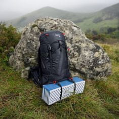 NILS CAMP Zložljiva spalna podloga iz pene NC1768 z odsevno plastjo modre barve