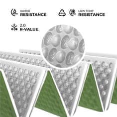 NILS CAMP Zložljiva spalna podloga iz pene NC1768 z odsevno plastjo zelene barve