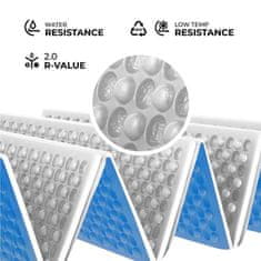 NILS CAMP Zložljiva spalna podloga iz pene NC1768 z odsevno plastjo modre barve