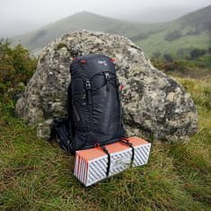 NILS CAMP Zložljiva spalna podloga iz pene NC1768 z odsevno plastjo oranžne barve