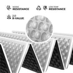 NILS CAMP Zložljiva spalna podloga iz pene NC1768 z odsevno plastjo črne barve