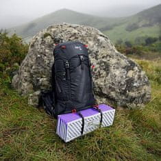 NILS CAMP Zložljiva spalna podloga iz pene NC1768 z odsevno plastjo vijolične barve