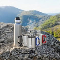 NILS CAMP kamperski vrček NC17110 300 ml črne barve