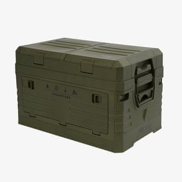 NILS CAMP zložljiva škatla s pokrovom NCB4003 42L zelena