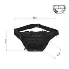 NILS CAMP torbica za okoli pasu NC3906 črna