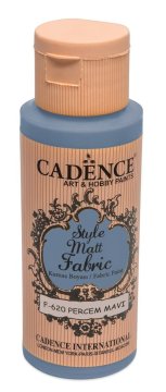 Cadence Style Matt Fabric - temno modra / 50 ml