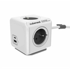 Kabelska celica PowerCube Ext.-4x vtičnice, siva