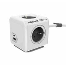 Kabelska celica PowerCube Ext.-4x vtičnice, siva