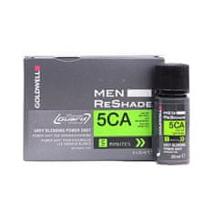 GOLDWELL Men Reshade prekrivajoča pena za sive lase (5CA Cool Ash) 4 × 20 ml