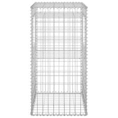 Vidaxl Gabionska košara steber 50x50x100 cm železo
