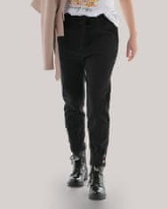 LEAFLETIC Elegantne ženske hlače iz raztegljive tkanine – udobne modne hlače za vsak dan in posebne priložnosti, L