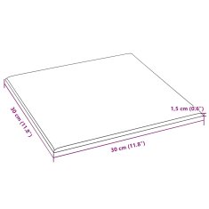 Vidaxl Stenski paneli 12 kosov modri 30x30 cm blago 1,08 m²