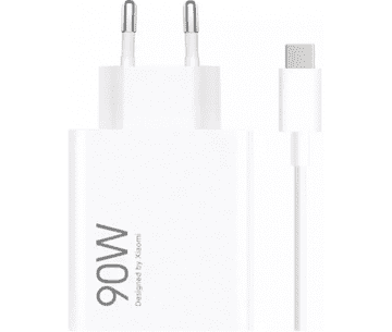 Xiaomi Hišni polnilec MDY-15-EK USB A 90W s kablom Type C 6A - bel (EuBlister)