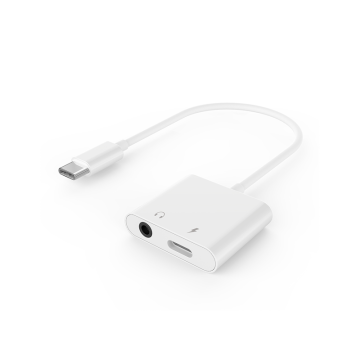 CABLEXPERT Adapter USB-C na USB-C PD + 3,5mm audio A-CM-3.5FP-01