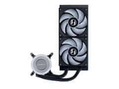 DEEPCOOL GA II Lite 240 RGB komplet za tekočinsko hlajenje AIO, ARGB, črn (GA2L24RB)
