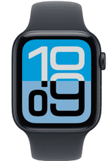 Apple Watch SE 3 pametna ura, GPS, 40mm, aluminij, + pašček M/L, siv (Midnight) (MEHC4WF/A)