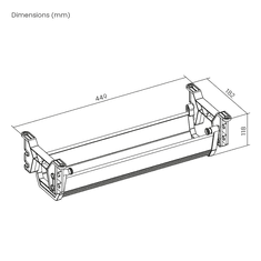Maclean Organizator kablov MC-106W