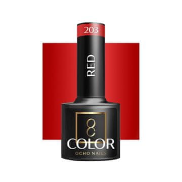 shumee OCHO NAILS Hibridni lak za nohte rdeč 203 -5 g