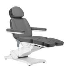 Eprim Električni kozmetični stol SILLON CLASSIC, 3 motorji z oporo za noge, siv