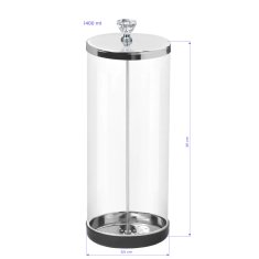 Eprim Steklena posoda za razkuževanje orodja, 1400 ml