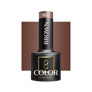 shumee OCHO NAILS Hibridni lak za nohte rjav 807 -5 g